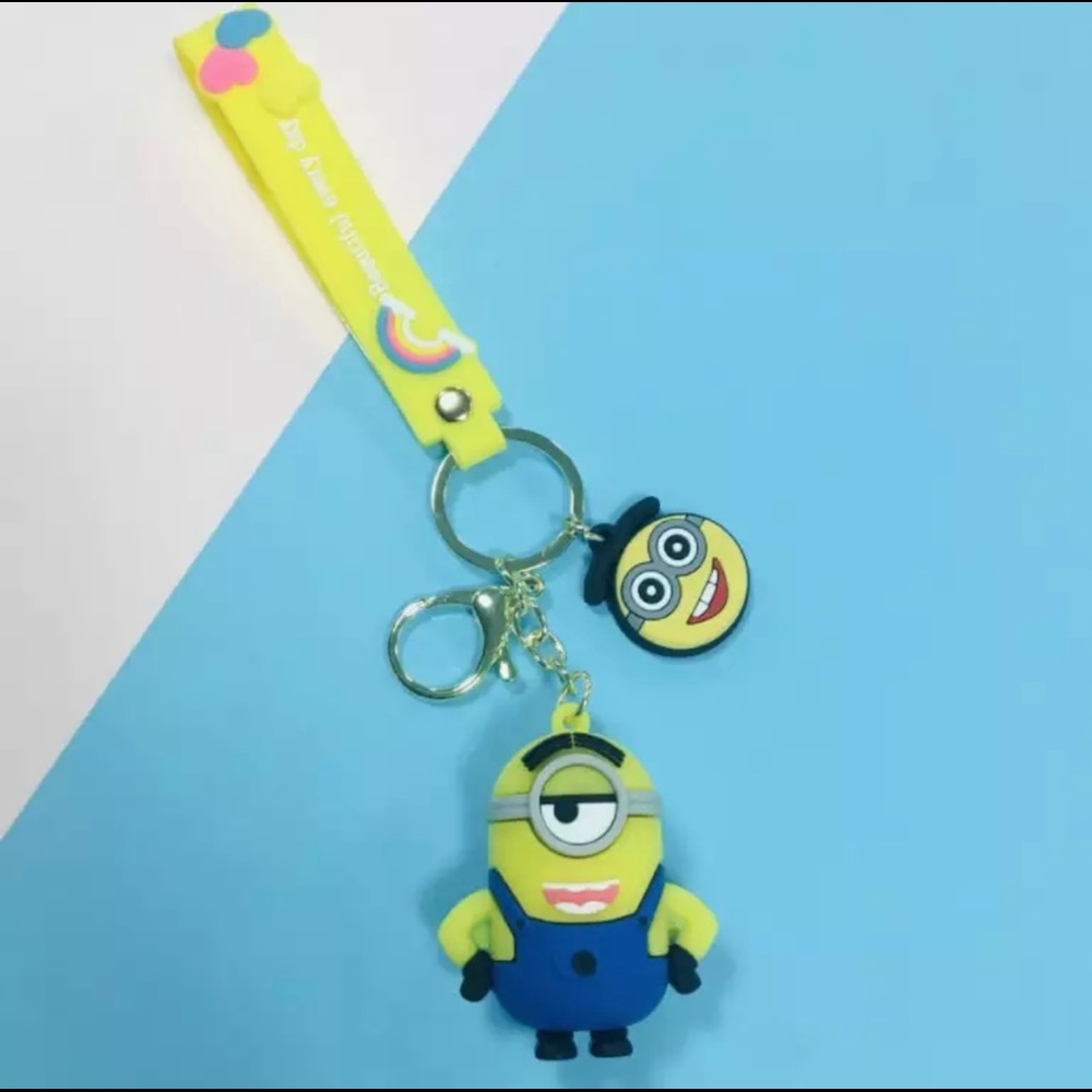 Cute Cartoon Keychains Pendant Selicone